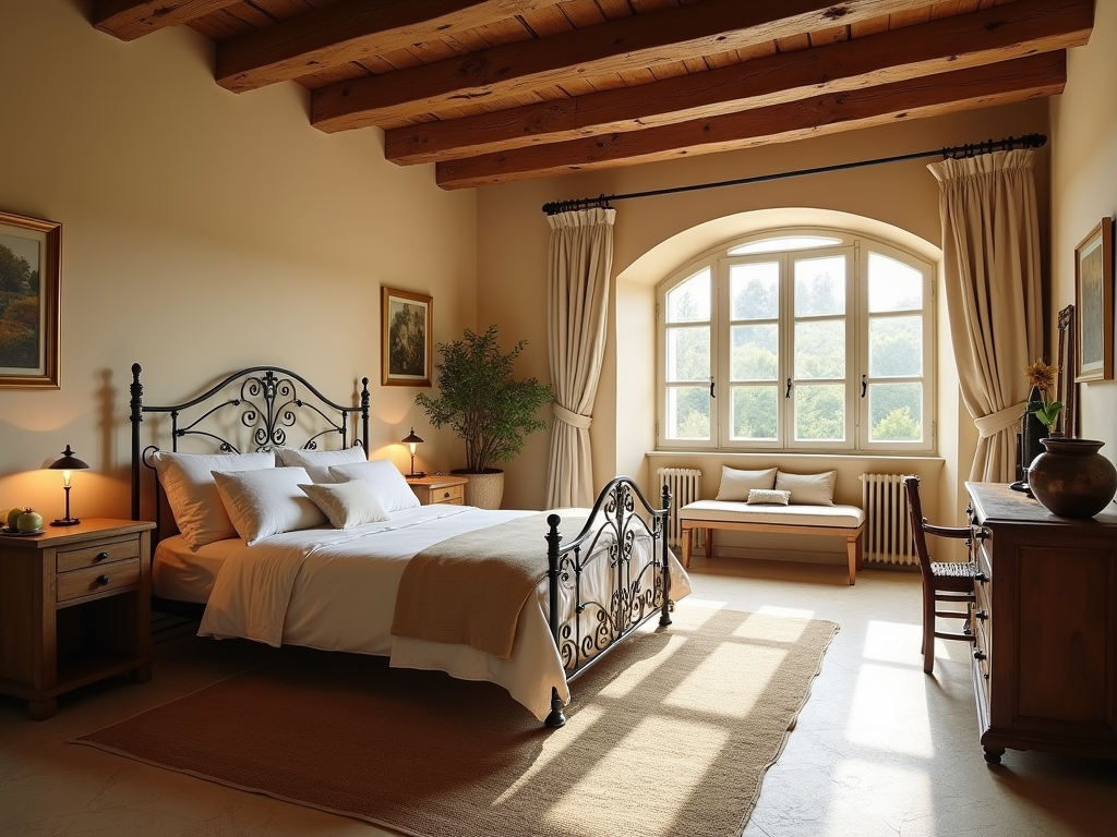 Rustic Tuscan Bedroom Inspirations