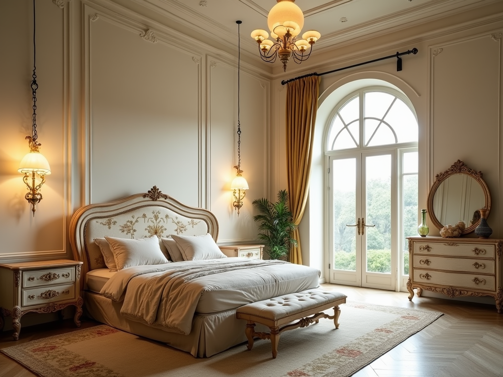 Unveiling Art Nouveau: Bedroom Design Mastery