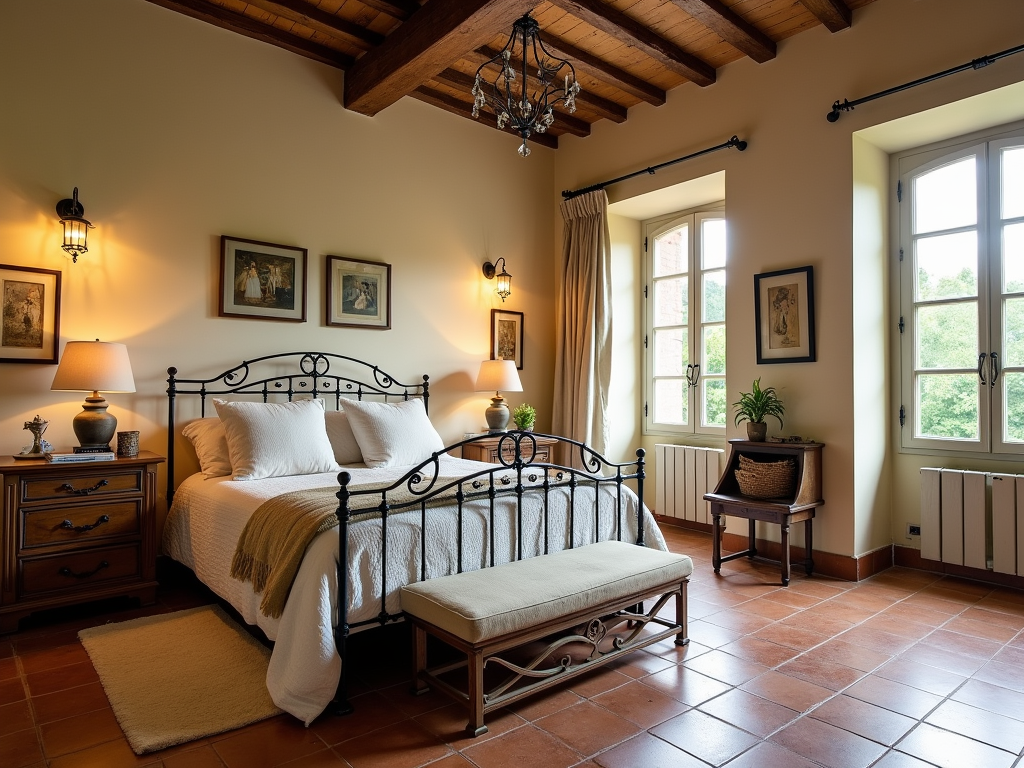 Immerse Yourself in the Comfort of Italian Mediterranean Bedroom Design